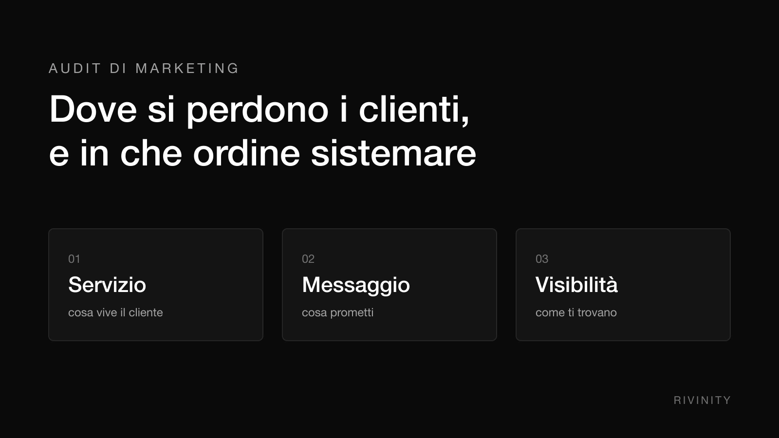Audit di Marketing: Cos'è, Cosa Contiene e Come Lo Facciamo Noi