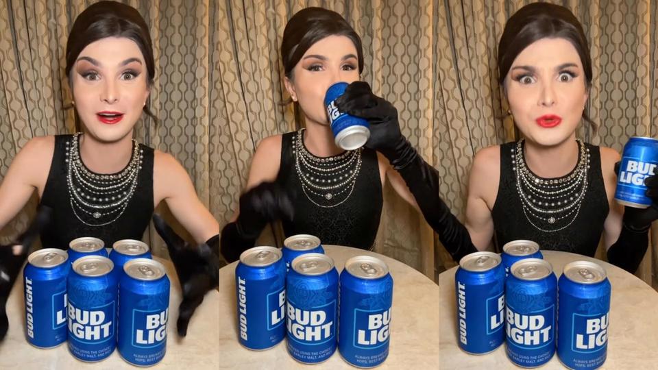 Dylan Mulvaney mostra la lattina personalizzata inviata da Bud Light