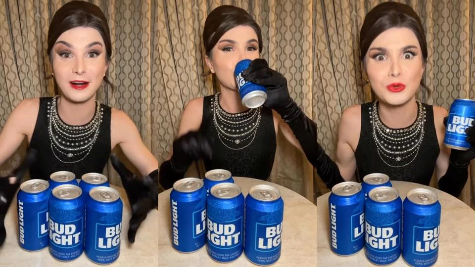 Dylan Mulvaney mostra la lattina personalizzata inviata da Bud Light